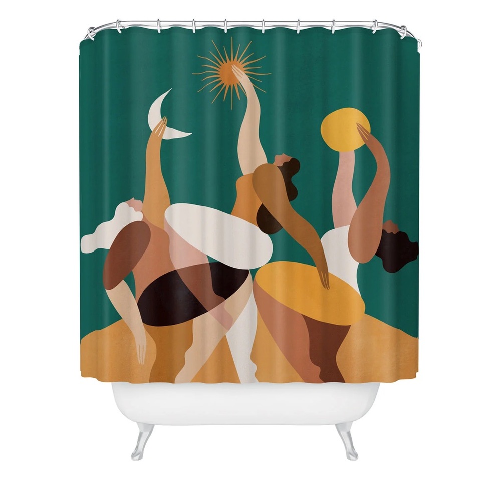 NWT Society6 The Moon Always Changes So Can We Shower Curtain